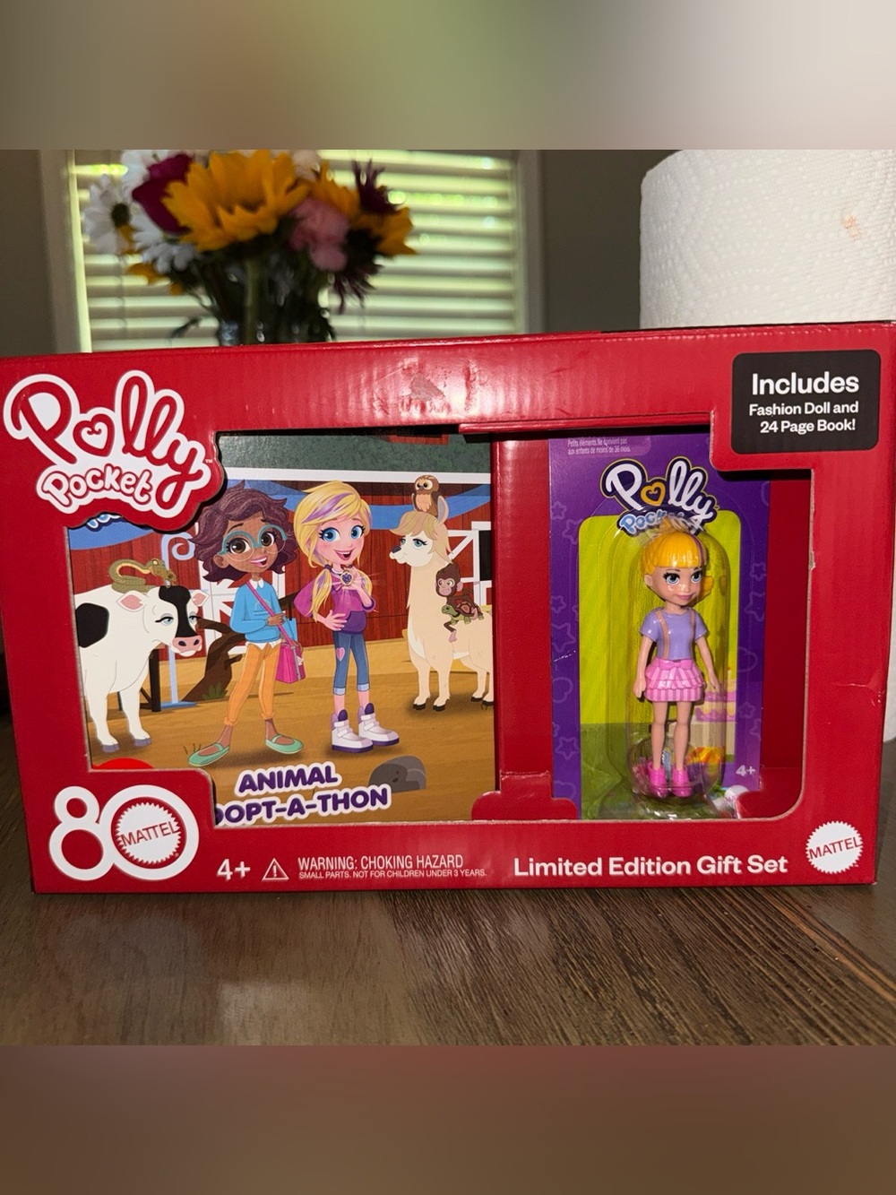 Limited Edition Animal Adopt-A-Thon Gift Set - Pink Doll